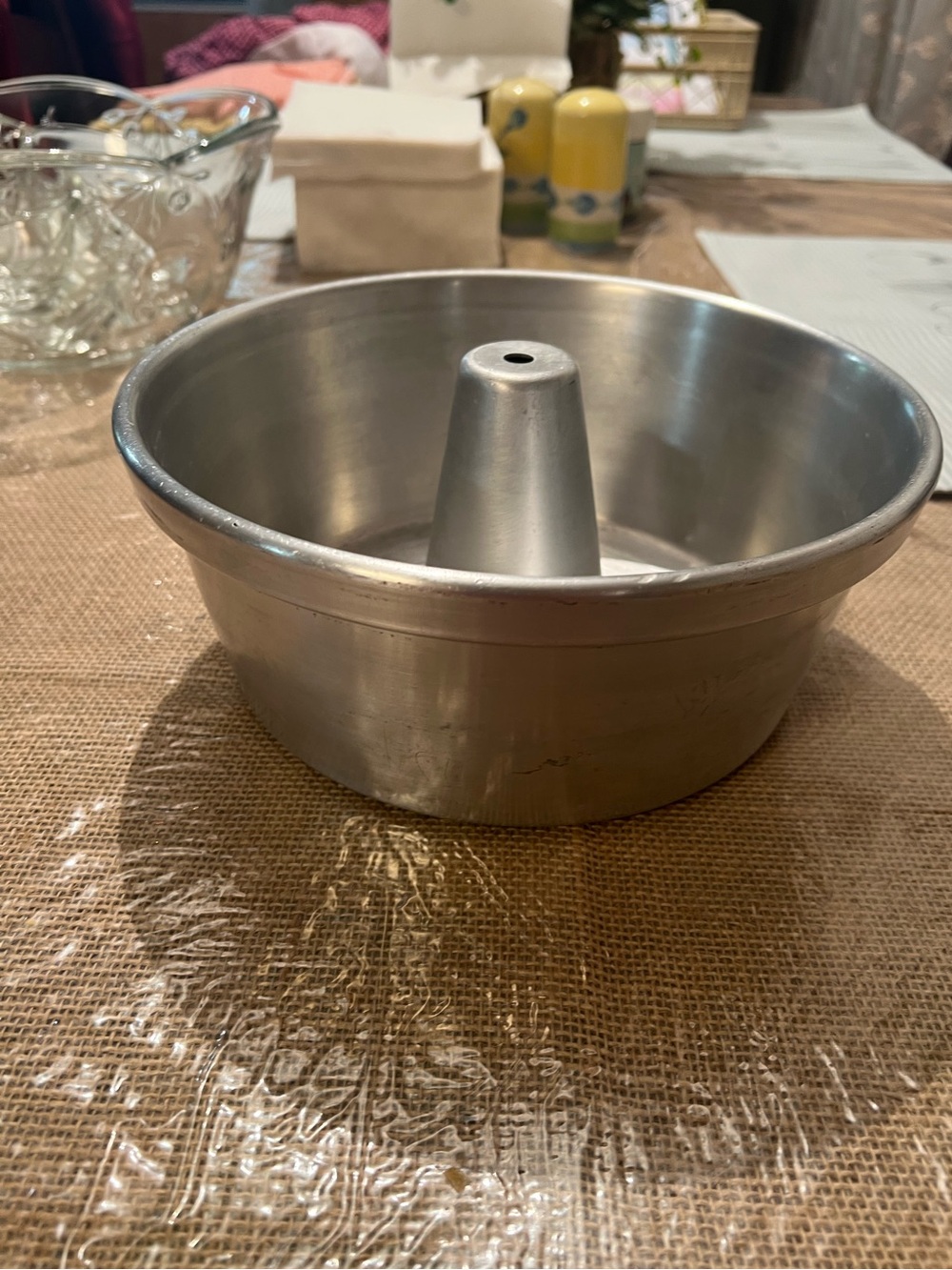 Vintage Aluminum Angel Food/Bundt Silver made by the National Bakery Division